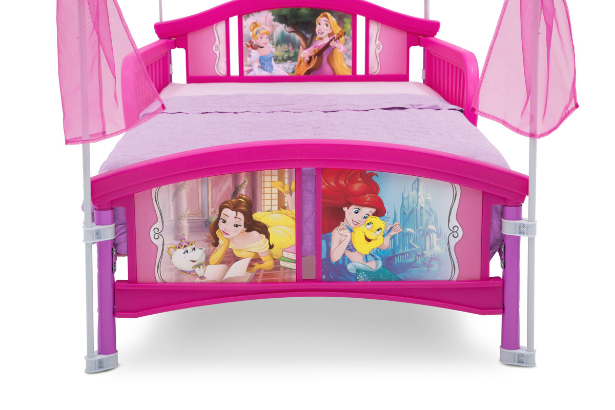 Delta Children Disney Princess Toddler Canopy Bed & Reviews Wayfair